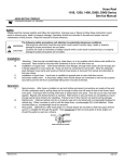 Hose Reel 1100, 1200, 1400, D800, D900 Series Service Manual