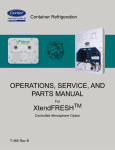 OPERATIONS, SERVICE, AND PARTS MANUAL