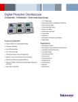 Digital Phosphor Oscilloscope - TDS5034B, TDS5054B