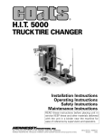 Coats HIT-5000 HD Tire Changer