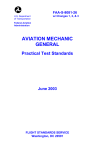 FAA-S-8081-26, Aviation Mechanic General Practical Test Standards