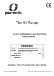 NV Installation Manual Issue 3.6 July 2009