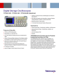 Digital Storage Oscilloscopes - TPS2012B, TPS2014B