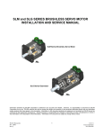 SLM / SLG Installation & User Manual