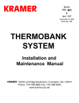 KRAMER THERMOBANK SYSTEM