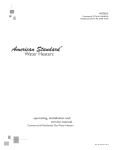 operating, installation and service manual