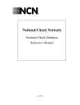 National Check Network Reference Guide