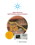 Agilent PSA Series High-Performance Spectrum Analyzers