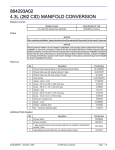 864293a02 4.3l (262 cid) manifold conversion