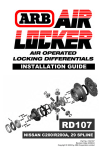 ARB&reg; Air Locker&trade; Locking Differential, Front Dana 35