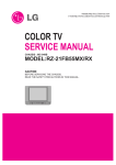 COLOR TV SERVICE MANUAL