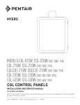 cgl control panels - Pentair Water Literature