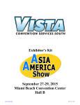 Exhibitor`s Kit - Asia America Trade Show