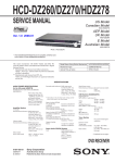 HCD-DZ260/DZ270/HDZ278