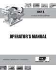Operator`s Manual (model M1066H)