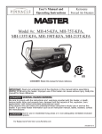 Service Manual - Master Heaters