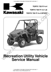 2010 Kawasaki Teryx KRF750RAF Service Manual 99924-1434