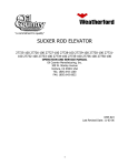 OSM-023 Sucker Rod Elevator - Al