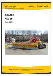 KSL-5N GRADER Model 2014 Operating and Service Manual