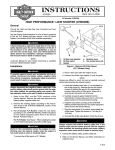 INSTRUCTIONS - Harley