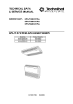 technical data & service manual split system air conditioner