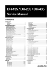 DR-135/235/435 service manual