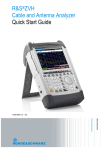 R&S ZVH Cable and Antenna Analyzer