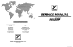 SERVICE MANUAL NX25P