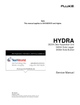 Service Manual - Fluke 2620A, 2625A, 2635A Hyrda