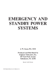 Emergency and Standby Power Systems