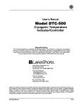 Model DTC-500 - Lake Shore Cryotronics, Inc.
