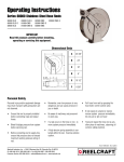 Reelcraft Series D80000 Stainless Steel Hose Reels