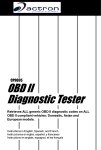 OBD II Diagnostic Tester