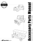 Accessory Parts Manual (All Vehicles)incl Beverage