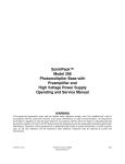 ScintiPack&trade; Model 296 Photomultiplier Base with