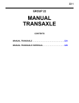 MANUAL TRANSAXLE