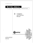 Voice Processing Solutions Installation and Service Manual
