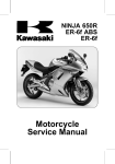Kawasaki EX650 A6 B6 Service Manual