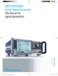 R&S®SMW200A Vector Signal Generator