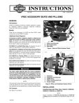 Vrsc Accessory Seats And Pillions Instruction Sheet