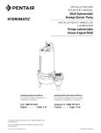 SK60 Submersible Sewage Ejector Pump Pompe