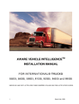 AWARE VEHICLE INTELLIGENCE INSTALLATION MANUAL FOR