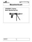 70QVBSF-7 Series Back Spotfacing Gun