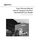 User-Service Manual Joerns® Support Surface DermaFloat®LAL