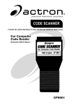 Actron® Code Scanner User Manual