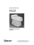 to see the Installation/Service Manual for all DC Electric Toilets