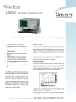 2965A 100 kHz to 1 GHz Radio Test Set Data Sheet