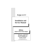 DM-6 Installation and Service Manual