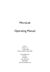 MicroLab Operating Manual
