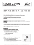 SERVICE MANUAL - Allparts Equipment & Accessories